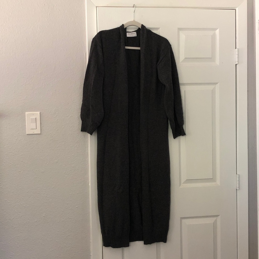 Beachwood the Label THE CASHMERE MARLOW LONG CARDIGAN - Picture 4 of 10